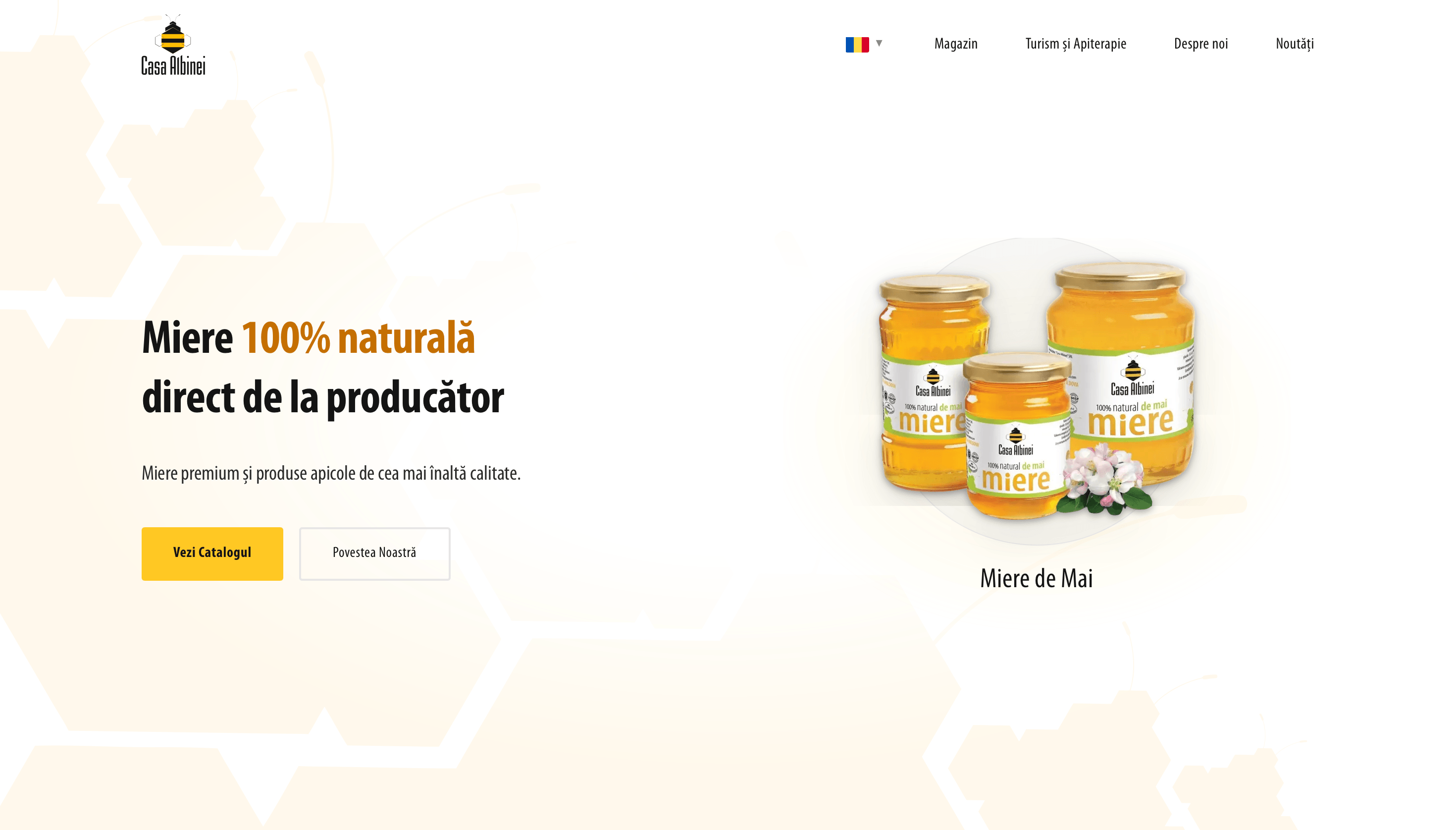 Captură ecran — Casa Albinei