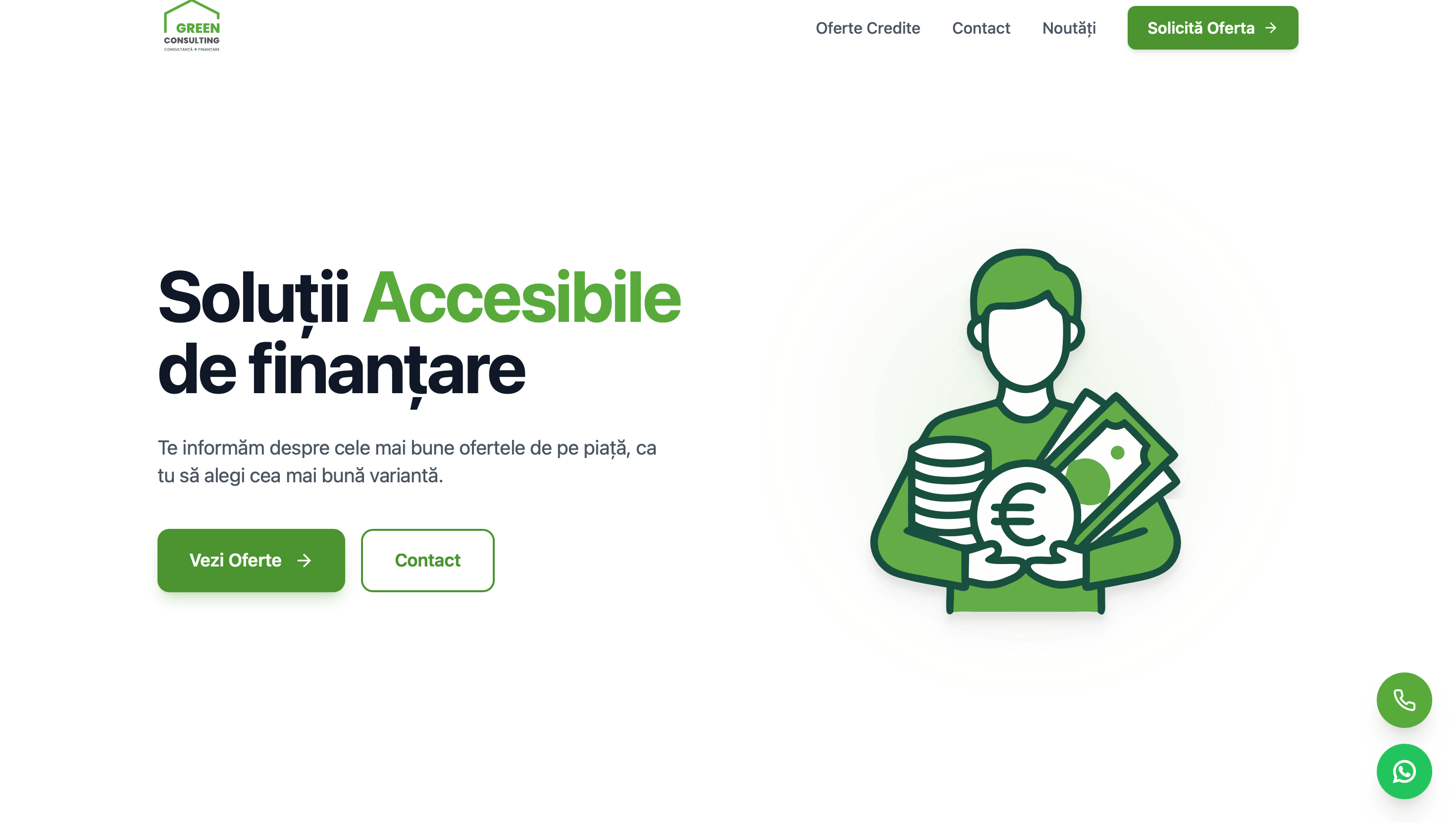 Captură ecran — Green Consulting